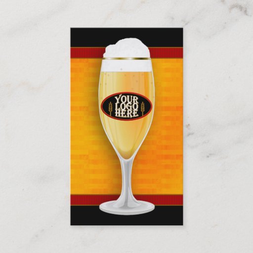 Customizable Customizable Brewery Beer Business Card