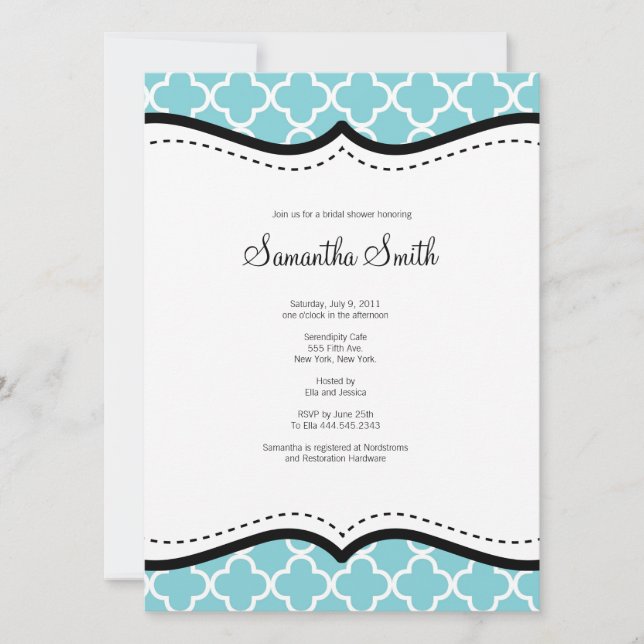 Customizable Bridal Shower Invitation (Front)