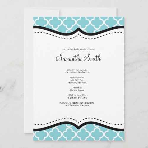 Customizable Bridal Shower Invitation