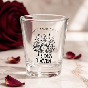 Customizable Bride's Coven Witch Bachelorette Shot Glass