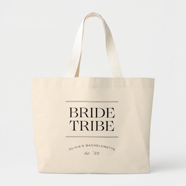 Customizable Bridesmaid Tote Bag Gift (Front)