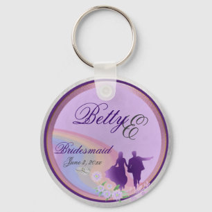 Customizable Bridesmaids Keepsake Keychain