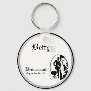 Customizable Bridesmaids Keepsake Keychain