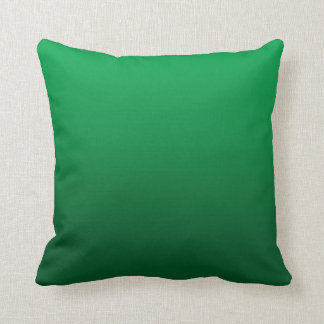 Customizable Bright Green Gradient Pillow