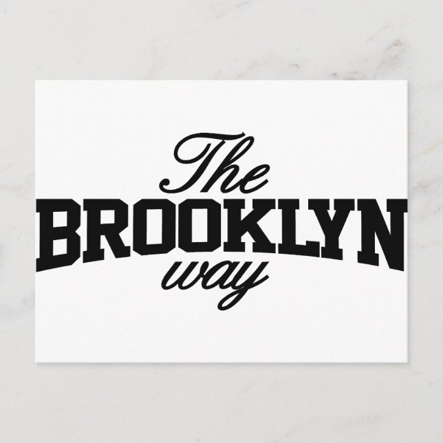 Customizable Brooklyn Postcard (Front)