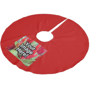 Customizable Brushed Polyester Tree Skirt