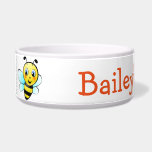 Customizable Bumblebee Bowl<br><div class="desc">Customize this cute bumblebee! Use your imagination, feel free to edit the text and font colors. Have fun!</div>