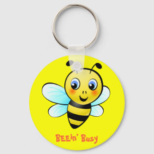 Customizable Bumblebee Keychain
