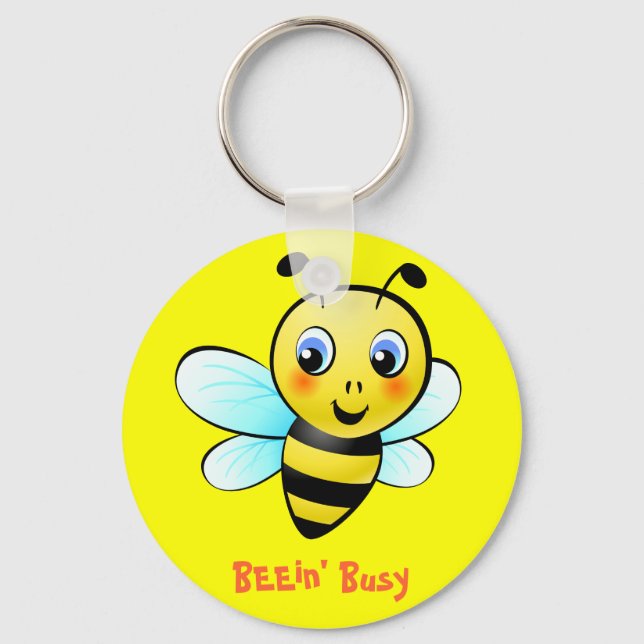 Customizable Bumblebee Keychain (Front)