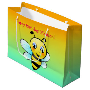 Customizable Bumblebee Large Gift Bag