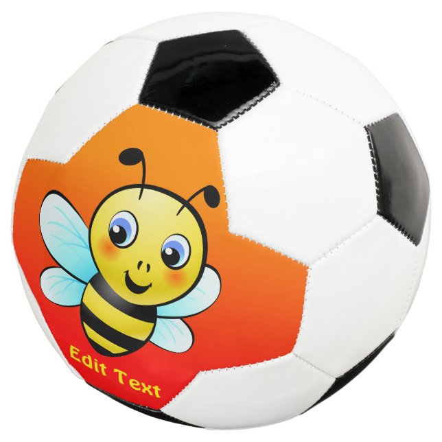 Customizable Bumblebee Soccer Ball (Three Quarter)