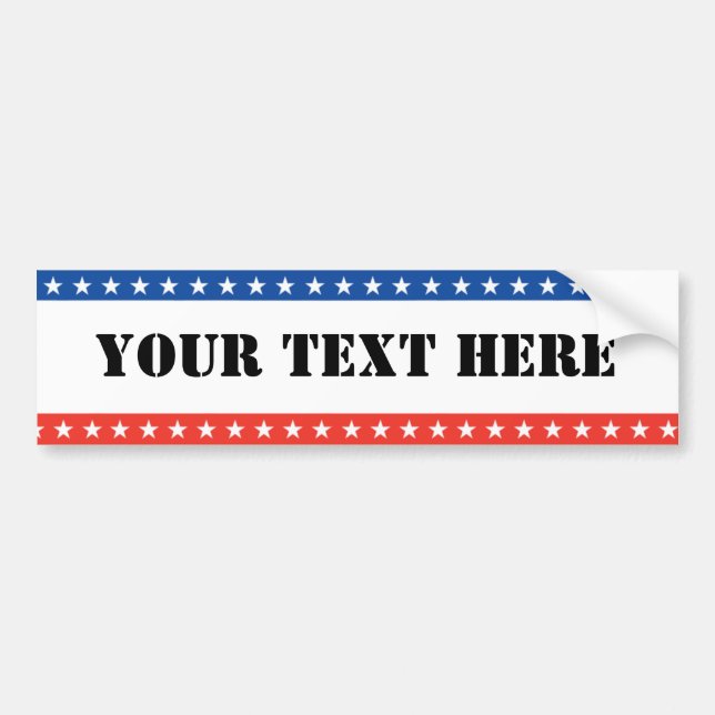 Customizable Bumper Sticker (Front)
