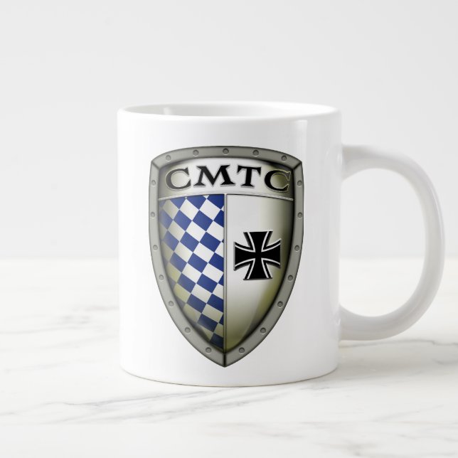 Customizable Bundeswehr CMTC Wappen Giant Coffee Mug (Right)