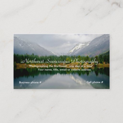 Customizable Customizable business card.