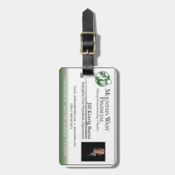 Customizable Business Card Luggage Tag by CreativeContribution at Zazzle