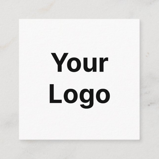 Customizable Business Card with QR Code (Back)