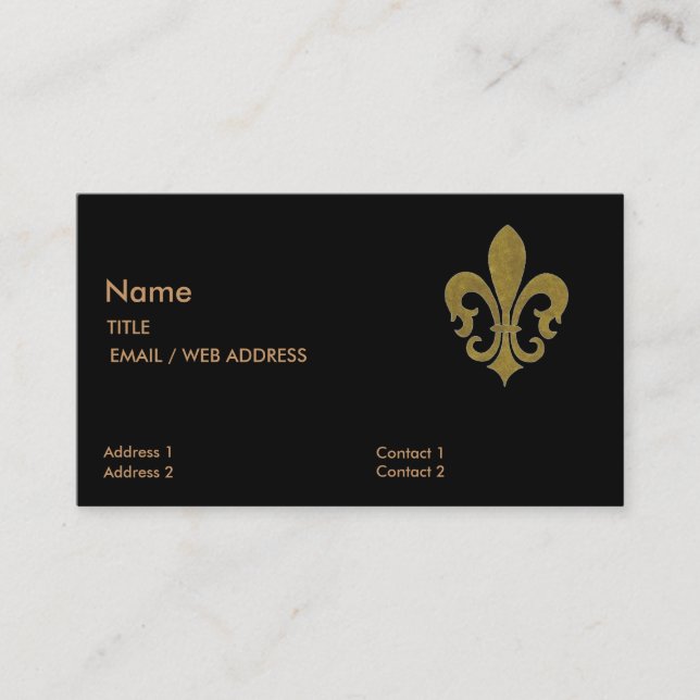 CUSTOMIZABLE BUSINESS CARDS (Front)