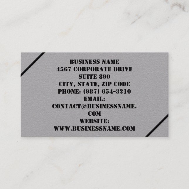 Customizable Business Cards (Front)