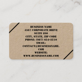 Customizable Business Cards