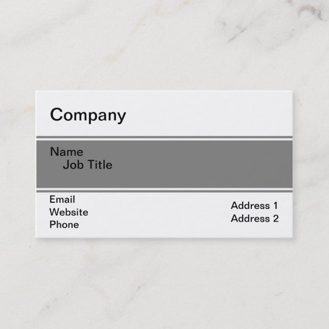 Customizable Business Cards, 3.5" x 2.0" Card (Front)