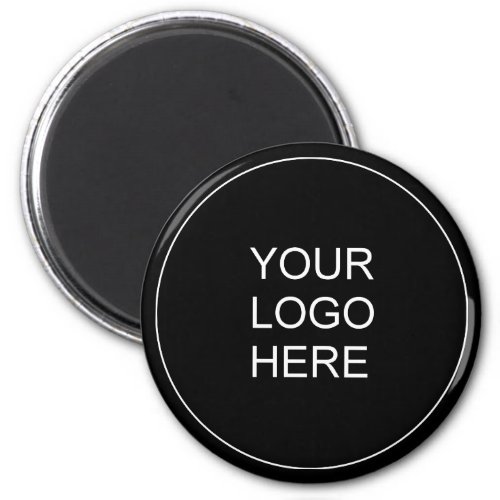 Customizable Business Company Logo Text Template Magnet