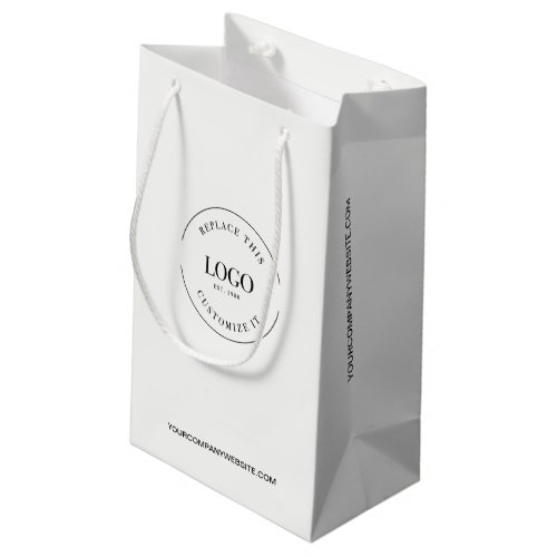 Customizable Business Company website Your Logo Me Small Gift Bag