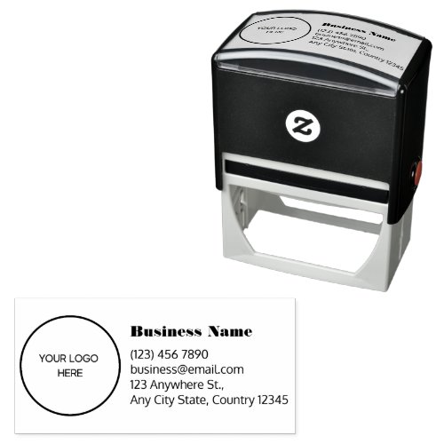 Customizable Business Information Self_inking Stam Self_inking Stamp