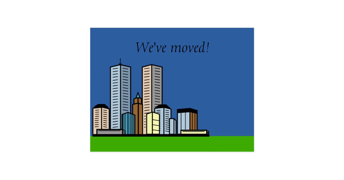Customizable Business Just Moved Cards | Zazzle.com