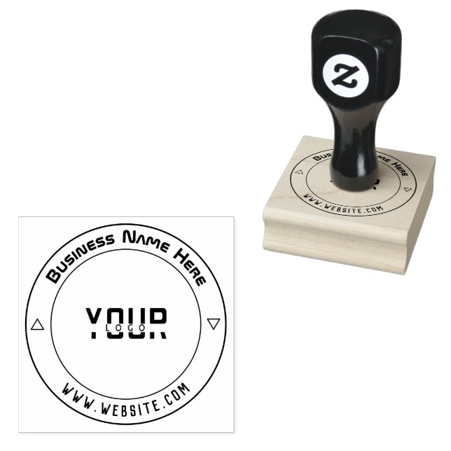 Customizable Business Logo Self-inking Stam Self-i Rubber Stamp (Stamped)
