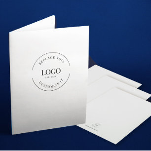  Customizable Business Logo website Simple Pocket Folder