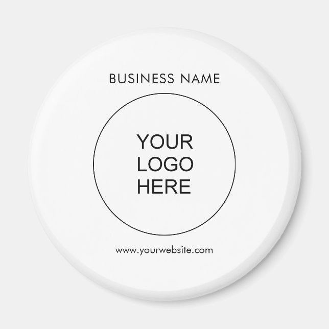Customizable Business Promotional Template Logo Magnet (Front)