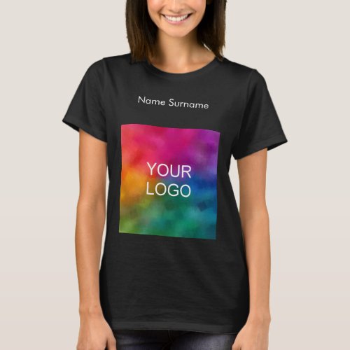 Customizable Business Your Own Logo Here Employee T_Shirt