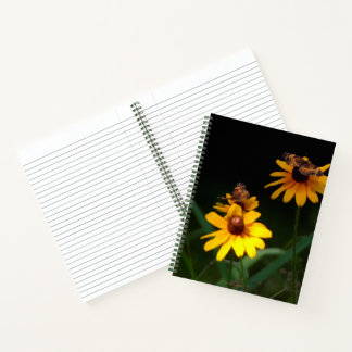 Customizable Butterflies and Wildflowers Notebook 