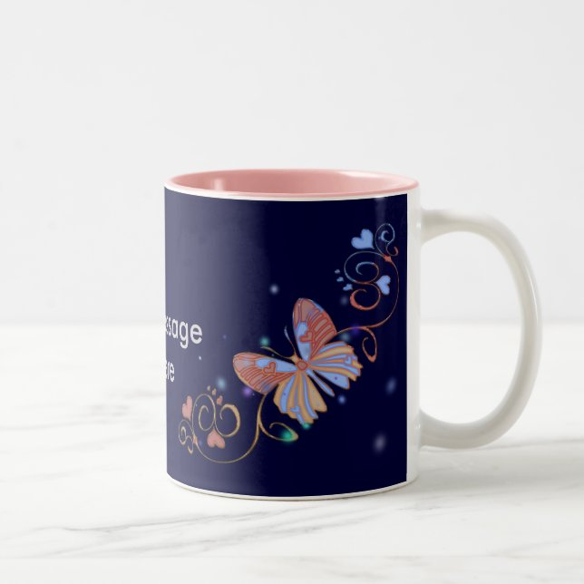 Customizable Butterfly Birthday Mugs (Right)