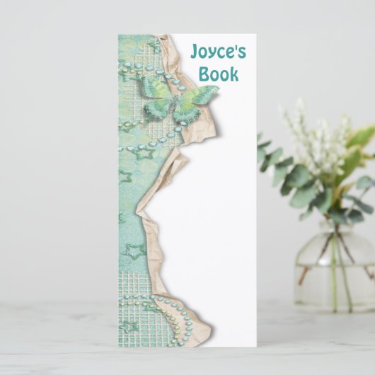 Customizable Butterfly Bookmark Book Mark (Standing Front)