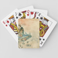 Customizable Butterfly Playing Cards