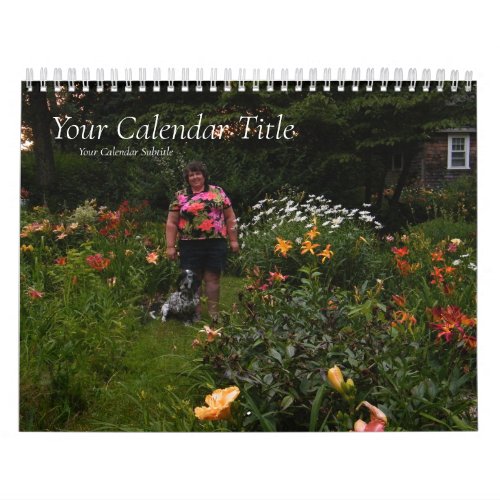 Customizable Calendar Add Your Photos And Text