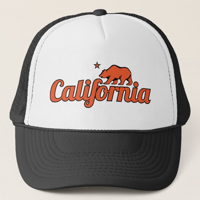 Customizable Calfiornia Trucker Hat (Front)