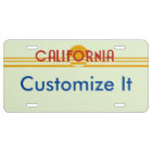 Customizable California License