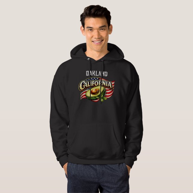 Customizable California Men's Hooded Sweatshirt (Front Full)