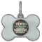 Customizable Camo Black Outlined Text Dog ID Tag