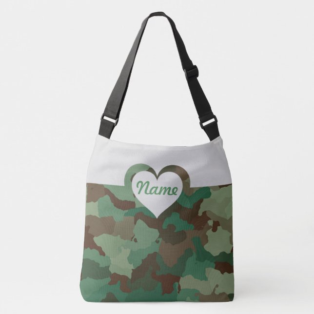 Customizable Camo for Large Crossbody Bag (Front)