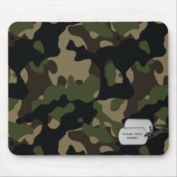 Customizable Camouflage Mouse Pad by AV_Designs at Zazzle