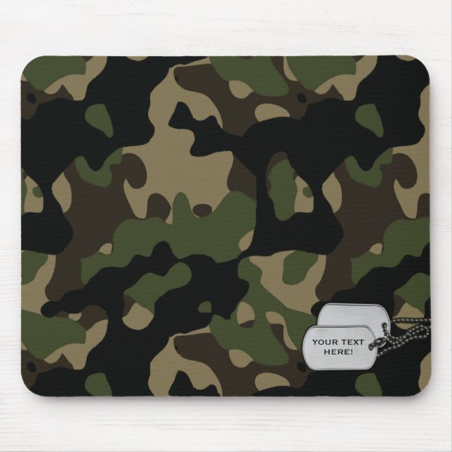 Customizable camouflage mouse pad (Front)