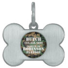 Customizable Camouflage Pet Dog ID Tag