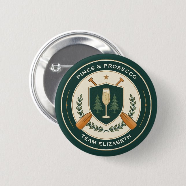 Customizable Camp Bachelorette Weekend Button (Front & Back)
