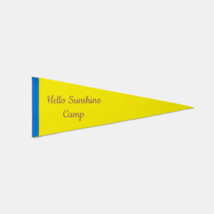 Customizable Camp Banner – Personalized Outdoor Ad Pennant Flag