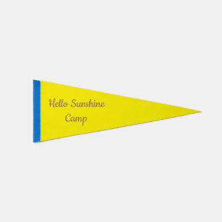 Customizable Camp Banner – Personalized Outdoor Ad Pennant Flag