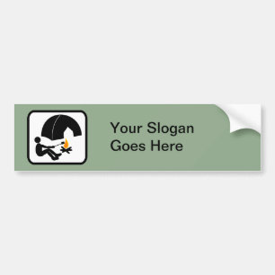 Customizable Camper Logo Bumper Sticker