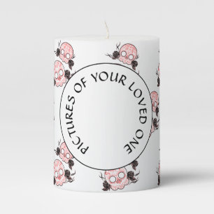 CUSTOMIZABLE Candle FOR OFERENDA DAY OF THE DEAD